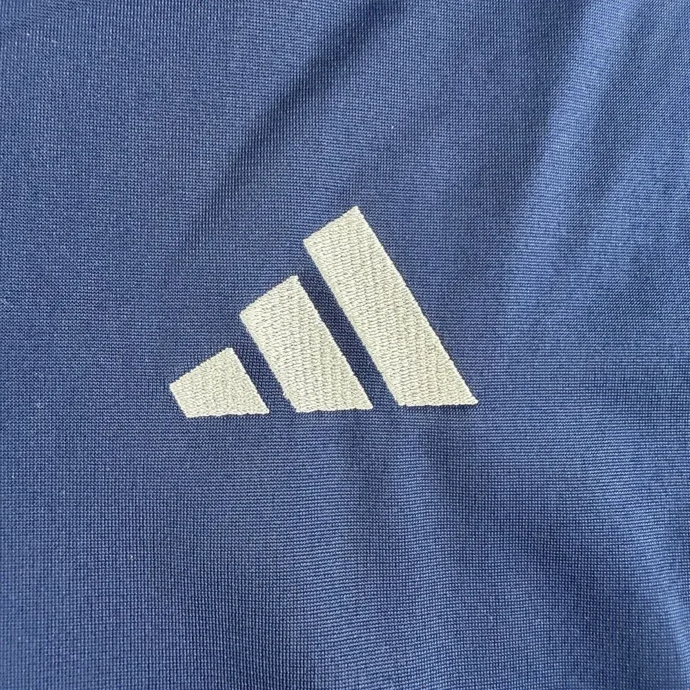 adidas Dayready Tracktop Mens Full Zip Jacket Casual Athletic Blue Size XL